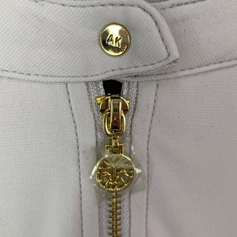 Anne Klein Lavender Women's Top with Gold Accents - Picture 5 of 7